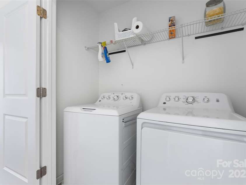 1205 Skywatch Lane, Monroe, NC 28112.  MLS# CAR4226500, YatesRealty ID 3602. Laundry closet