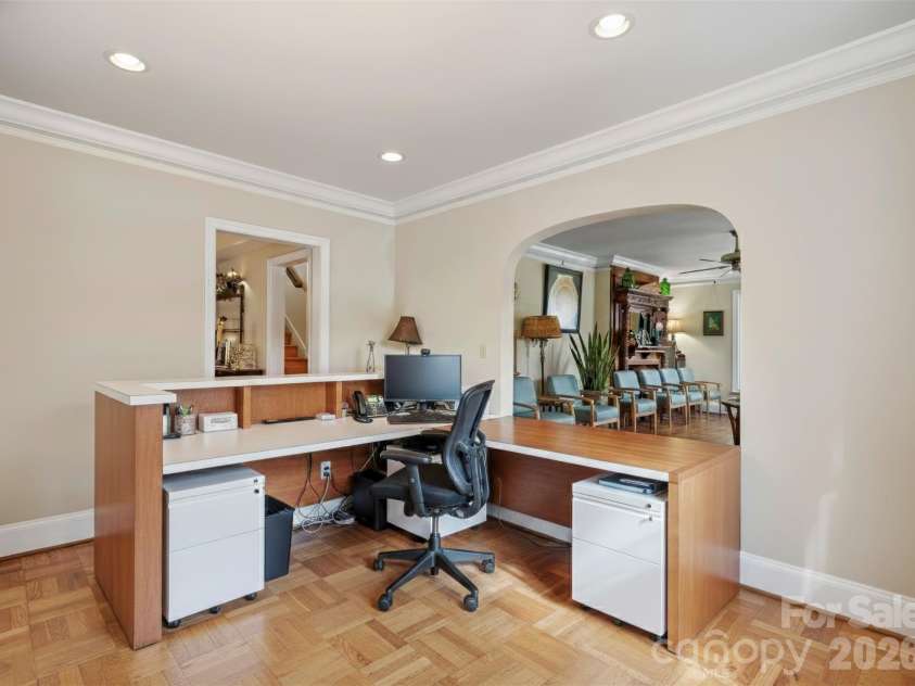 506 Main Street, Burnsville, NC 28714.  MLS# CAR4347161, YatesRealty ID 3602. Virtually Enhanced to show Work/Live Property