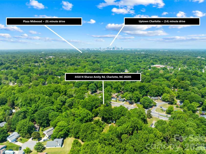 4418 Sharon Amity Road, Charlotte, NC 28205.  MLS# CAR4385812, YatesRealty ID 36023. 
