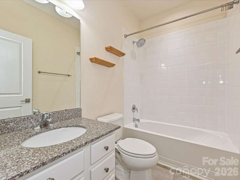 19791 Playwrights Way, Cornelius, NC 28031.  MLS# CAR4388972, YatesRealty ID 36024. Hall Bathroom