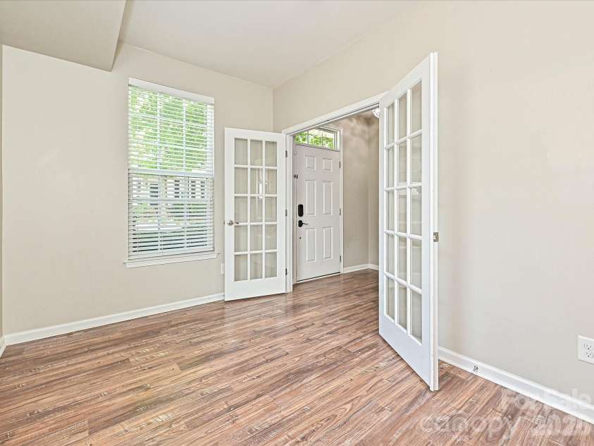 19791 Playwrights Way, Cornelius, NC 28031.  MLS# CAR4388972, YatesRealty ID 36024. Study with French Doors