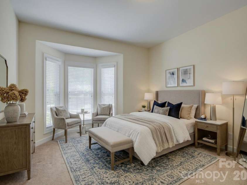 14125 Montecastillo Place, Charlotte, NC 28278.  MLS# CAR4394148, YatesRealty ID 36035. Virtually staged guest suite on the main