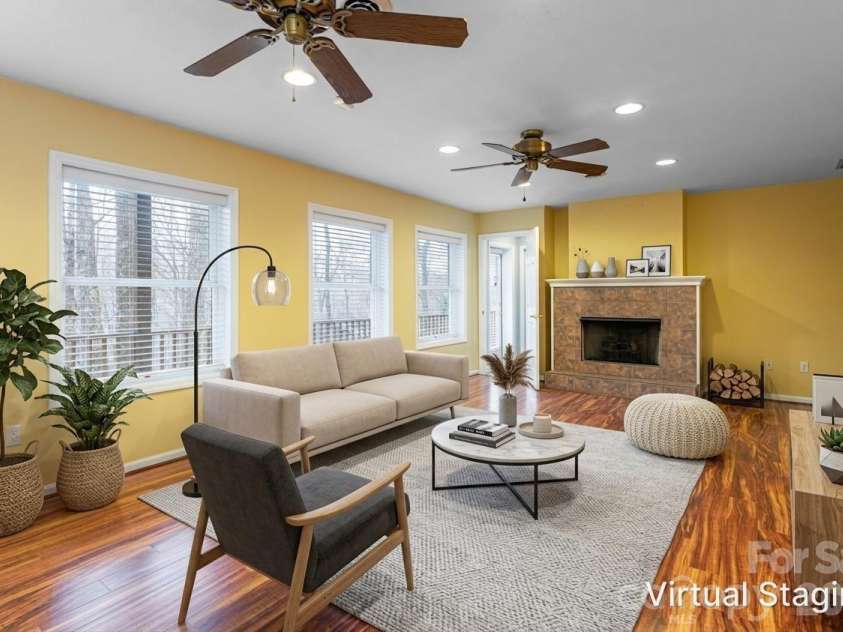 31 Timber Park Drive, Black Mountain, NC 28711.  MLS# CAR4336754, YatesRealty ID 3605. Virtually staged family room, LL