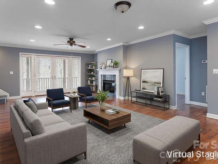 31 Timber Park Drive, Black Mountain, NC 28711.  MLS# CAR4336754, YatesRealty ID 3605. Virtually staged LR