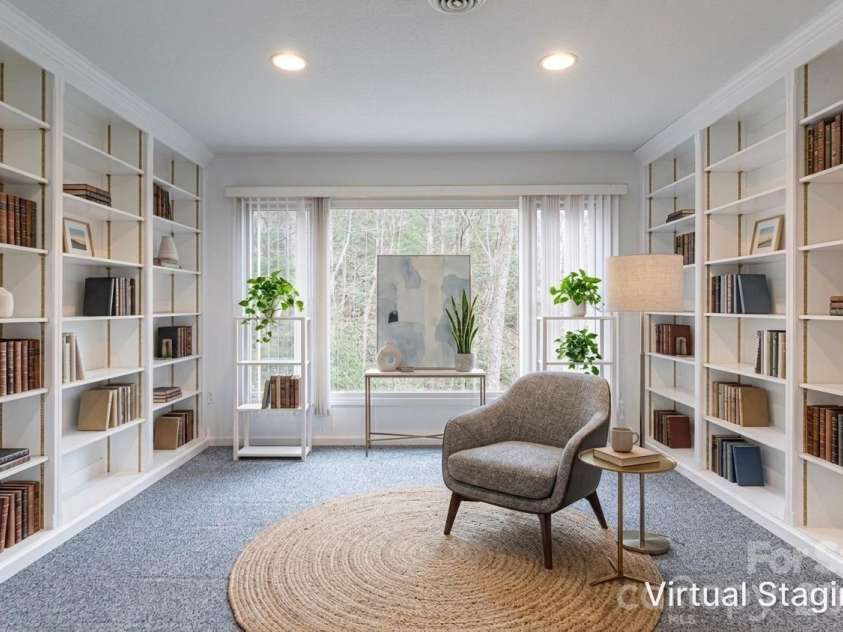 31 Timber Park Drive, Black Mountain, NC 28711.  MLS# CAR4336754, YatesRealty ID 3605. Virtually staged upstairs bedroom