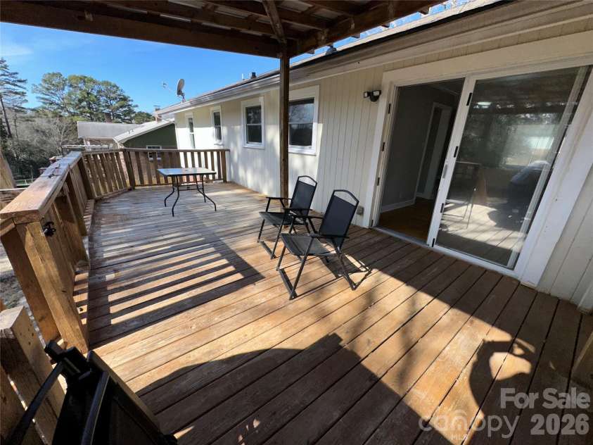 413 Roberts Street, Salisbury, NC 28144.  MLS# CAR4341075, YatesRealty ID 3605. HUGE wood deck 