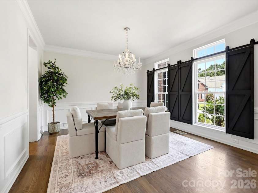 6609 Augustine Way, Charlotte, NC 28270.  MLS# CAR4398233, YatesRealty ID 36052. Dining Room