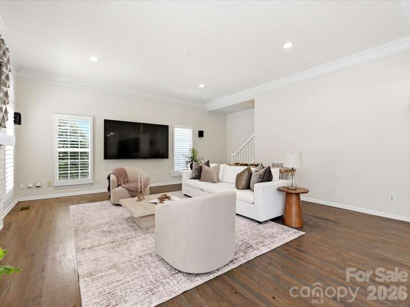 6609 Augustine Way, Charlotte, NC 28270.  MLS# CAR4398233, YatesRealty ID 36052. Family Room