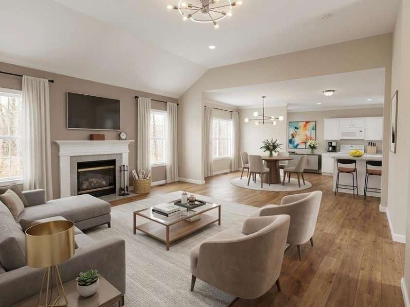 3170 Yates Mill Drive, Concord, NC 28027.  MLS# CAR4353892, YatesRealty ID 3606. Virtually staged