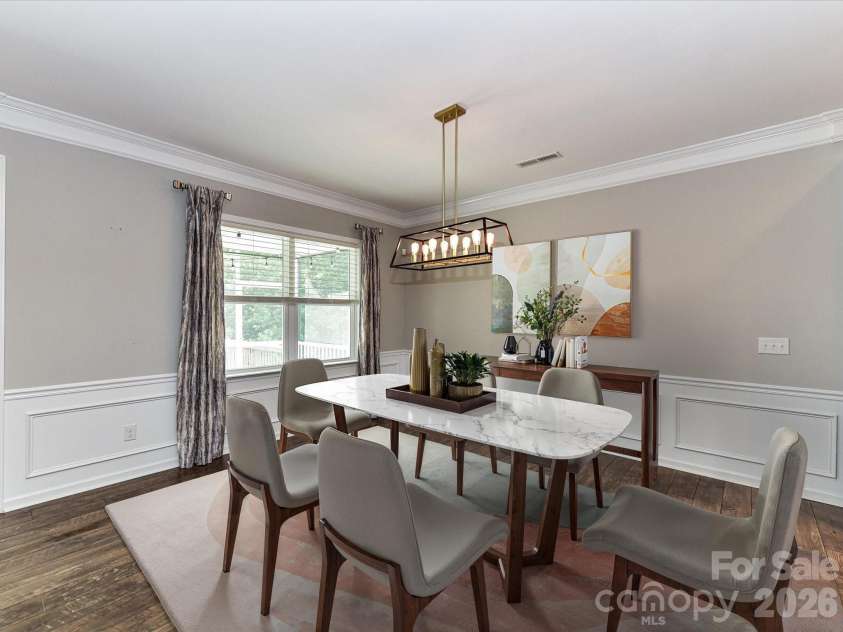 15738 Reynolds Drive, Indian Land, SC 29707.  MLS# CAR4377372, YatesRealty ID 36072. Dining Area Virtually Staged