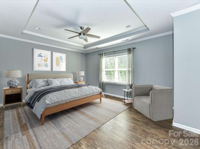 15738 Reynolds Drive, Indian Land, SC 29707.  MLS# CAR4377372, YatesRealty ID 36072. Primary Suite Virtual Staged