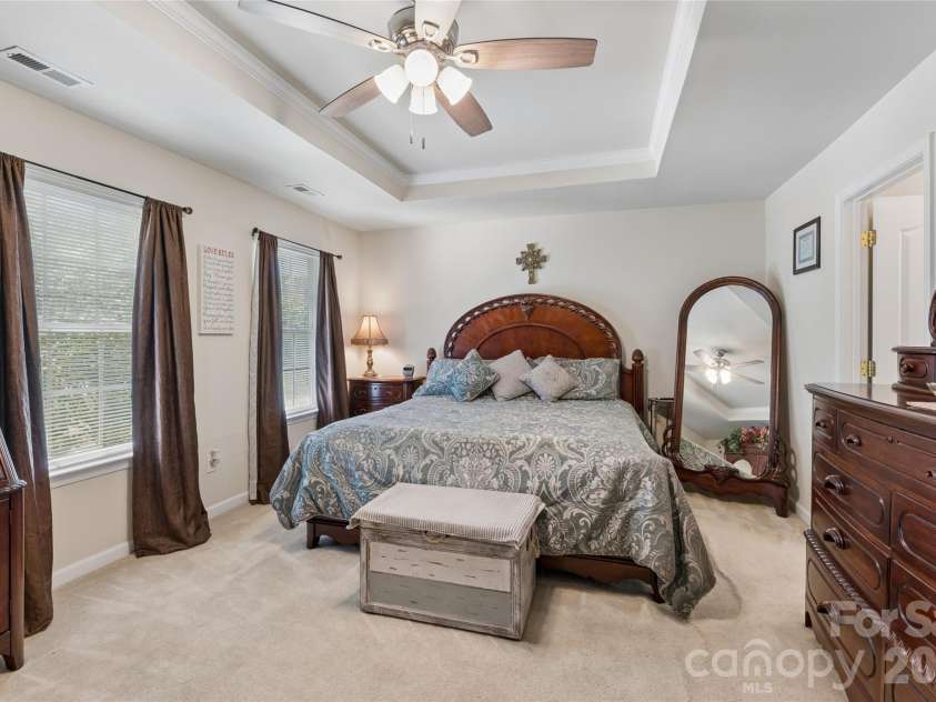 4831 Turnridge Court, Concord, NC 28027.  MLS# CAR4396977, YatesRealty ID 36078. Enchanting Primary Ensuite