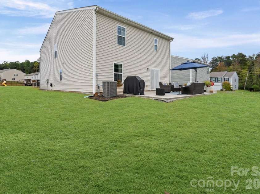 440 Gray Hawk Drive, Rockwell, NC 28138.  MLS# CAR4398072, YatesRealty ID 36082. Left Rear View