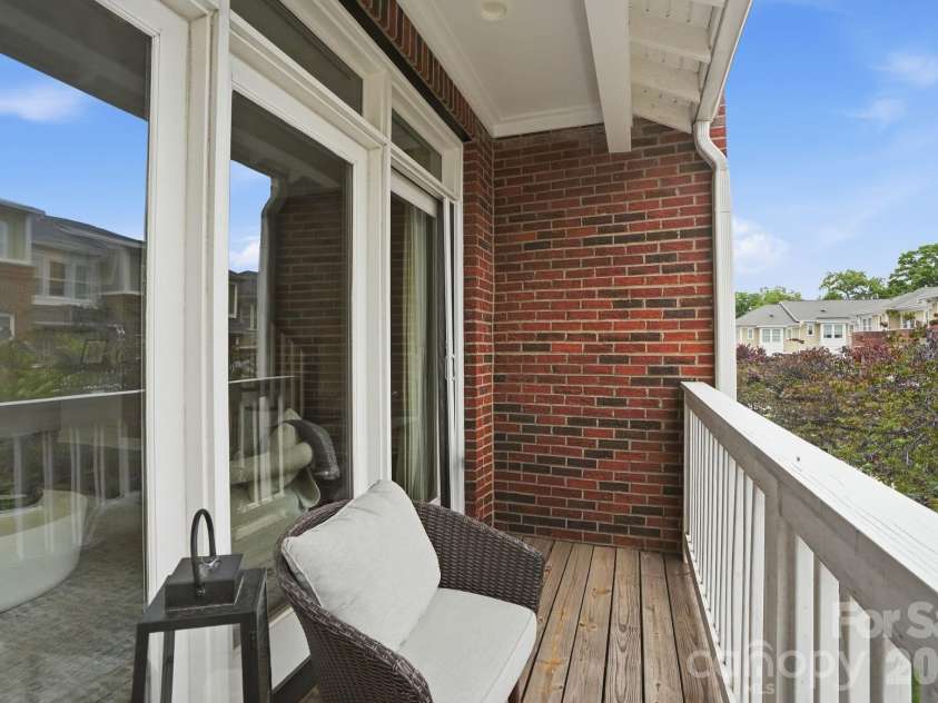 1024 Wesley Park Lane, Charlotte, NC 28208.  MLS# CAR4392665, YatesRealty ID 36096. Second covered patio off the main living space