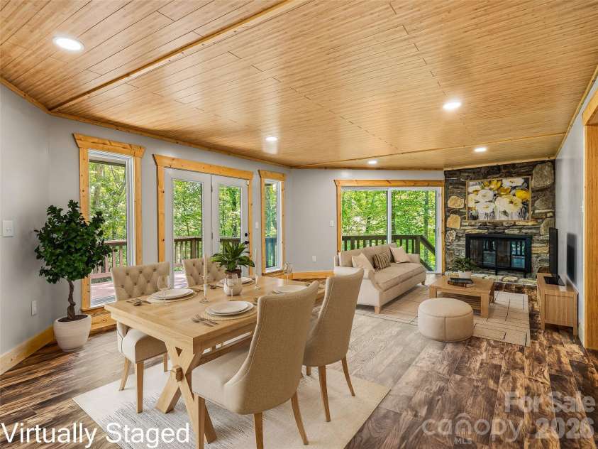 785 Pisgah Forest Drive, Pisgah Forest, NC 28768.  MLS# CAR4397604, YatesRealty ID 36100. Virtually staged