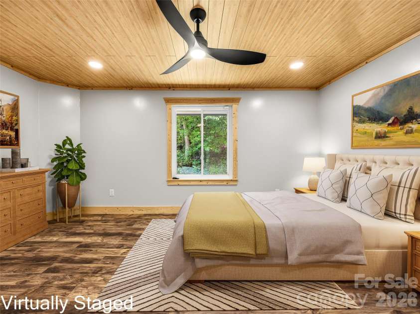 785 Pisgah Forest Drive, Pisgah Forest, NC 28768.  MLS# CAR4397604, YatesRealty ID 36100. Virtually staged