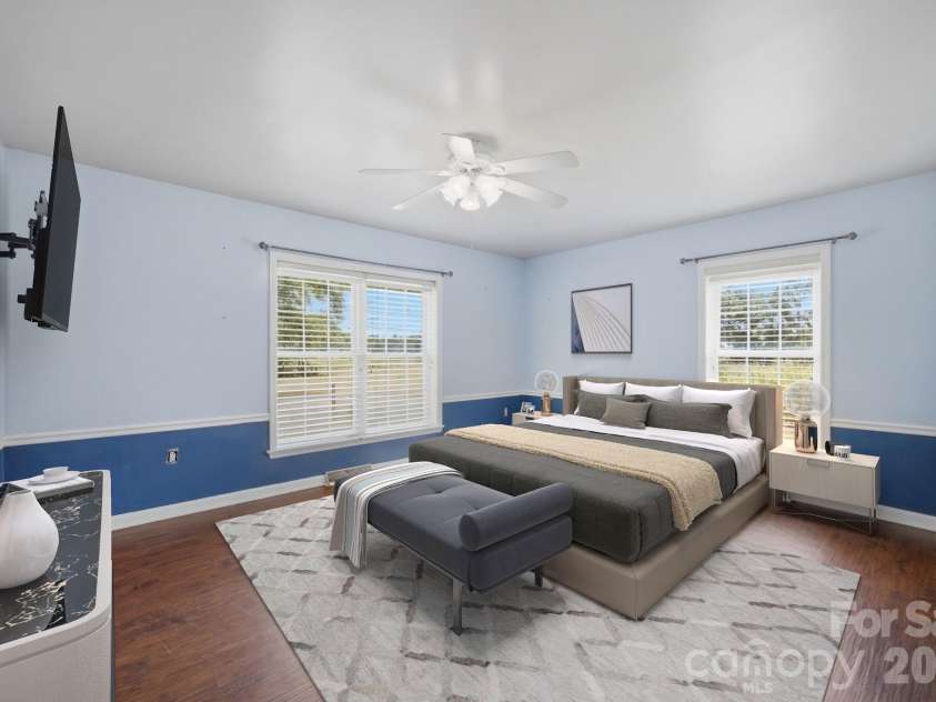 4287 Erby Road, Rock Hill, SC 29730.  MLS# CAR4373903, YatesRealty ID 36106. Virtually Staged 1st Floor Primary Bedroom