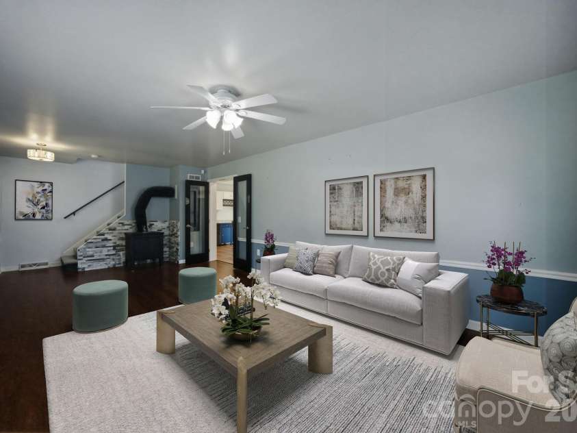 4287 Erby Road, Rock Hill, SC 29730.  MLS# CAR4373903, YatesRealty ID 36106. Virtually Staged Living Room