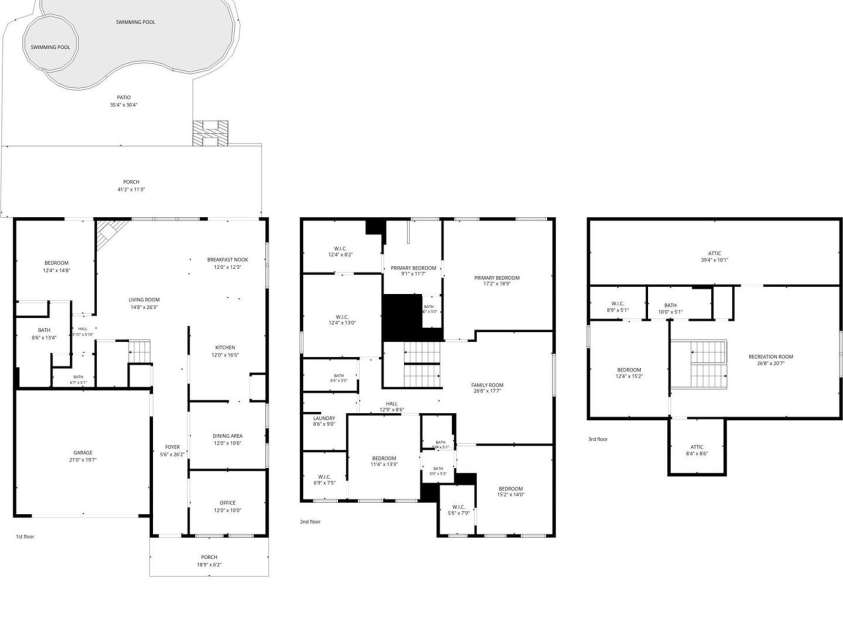 14336 Baytown Court, Huntersville, NC 28078.  MLS# CAR4399744, YatesRealty ID 36107. Included floor plan provides an easy way to visualize the home's thoughtful layout.