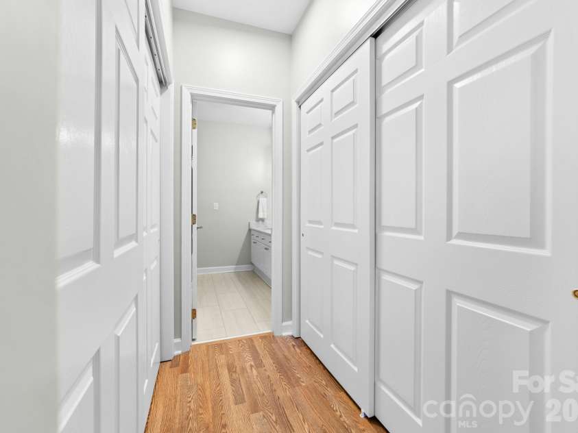 18816 Nautical Drive, Cornelius, NC 28031.  MLS# CAR4392841, YatesRealty ID 36108. His and her closets