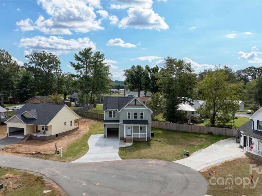 133 Kinney Avenue, Denton, NC 27239.  MLS# CAR4189416, YatesRealty ID 3611. Aerial