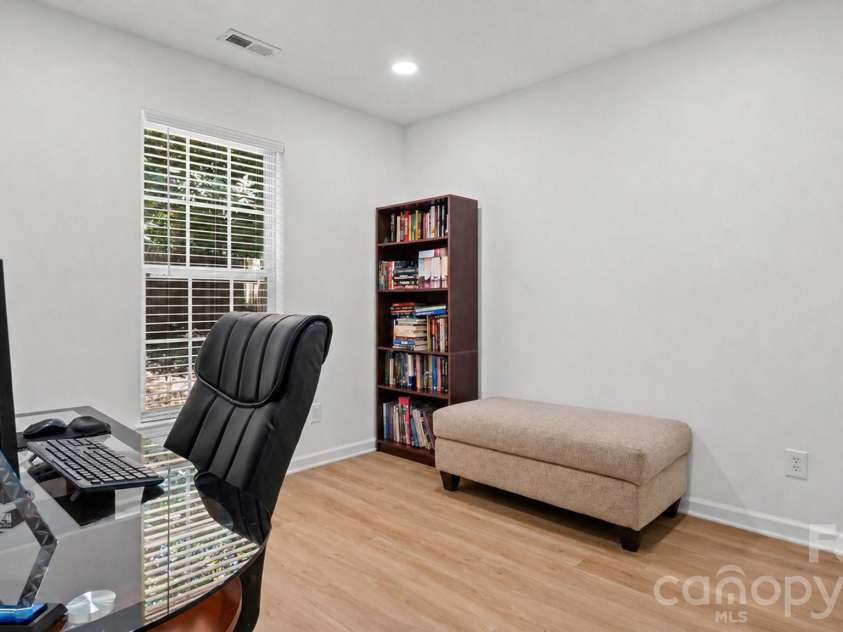 5050 Gibbons Link Road, Charlotte, NC 28269.  MLS# CAR4395941, YatesRealty ID 36113. Third Bedroom Utilized As An Office