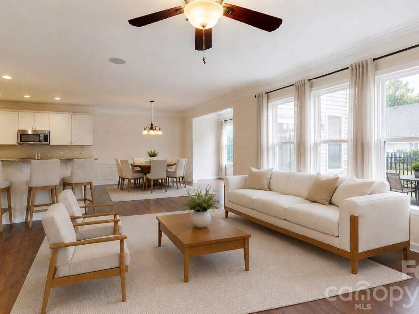 4752 Mount Royal Lane, Charlotte, NC 28210.  MLS# CAR4400092, YatesRealty ID 36117. Virtual staging