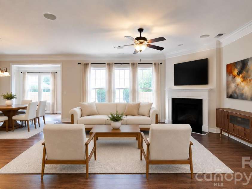 4752 Mount Royal Lane, Charlotte, NC 28210.  MLS# CAR4400092, YatesRealty ID 36117. Virtual staging