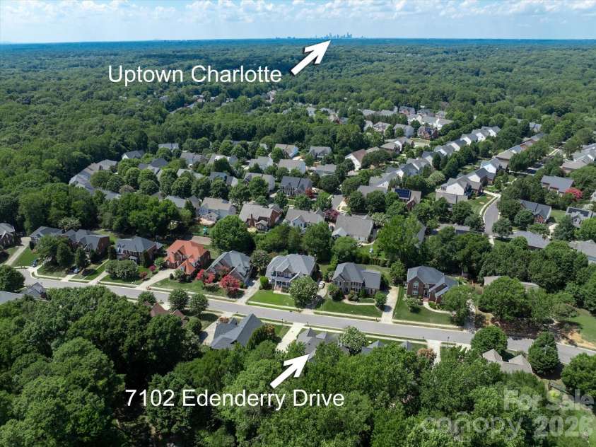 7102 Edenderry Drive, Charlotte, NC 28270.  MLS# CAR4402516, YatesRealty ID 36118. 