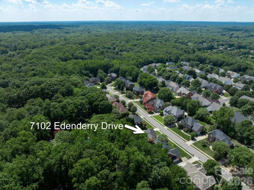 7102 Edenderry Drive, Charlotte, NC 28270.  MLS# CAR4402516, YatesRealty ID 36118. 