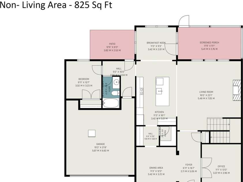 4571 Selhurst Drive, Fort Mill, SC 29707.  MLS# CAR4401865, YatesRealty ID 36119. Floor Plan - Main Level