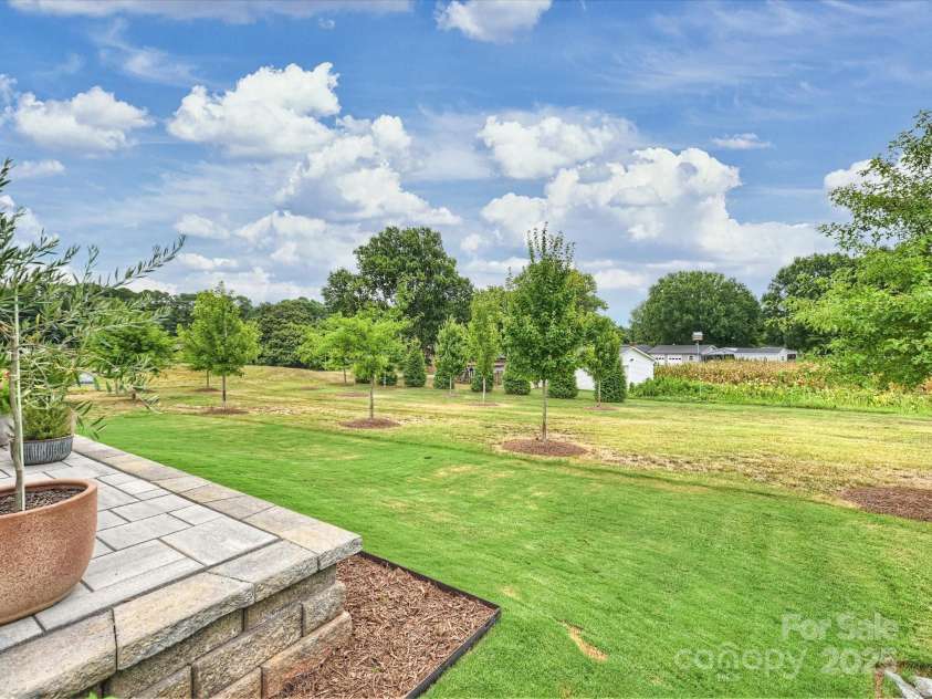 13627 Tranquil Day Drive, Matthews, NC 28105.  MLS# CAR4285895, YatesRealty ID 3613. Backyard