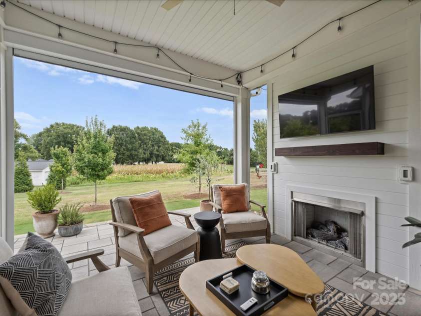 13627 Tranquil Day Drive, Matthews, NC 28105.  MLS# CAR4285895, YatesRealty ID 3613. Screened Porch