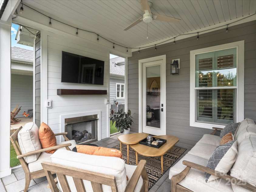 13627 Tranquil Day Drive, Matthews, NC 28105.  MLS# CAR4285895, YatesRealty ID 3613. Screened Porch