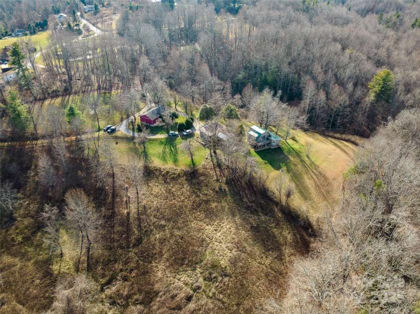 255 & 257 Crescent Street, Saluda, NC 28773.  MLS# CAR4218749, YatesRealty ID 3613. Pic from 2022 new drone photos soon
