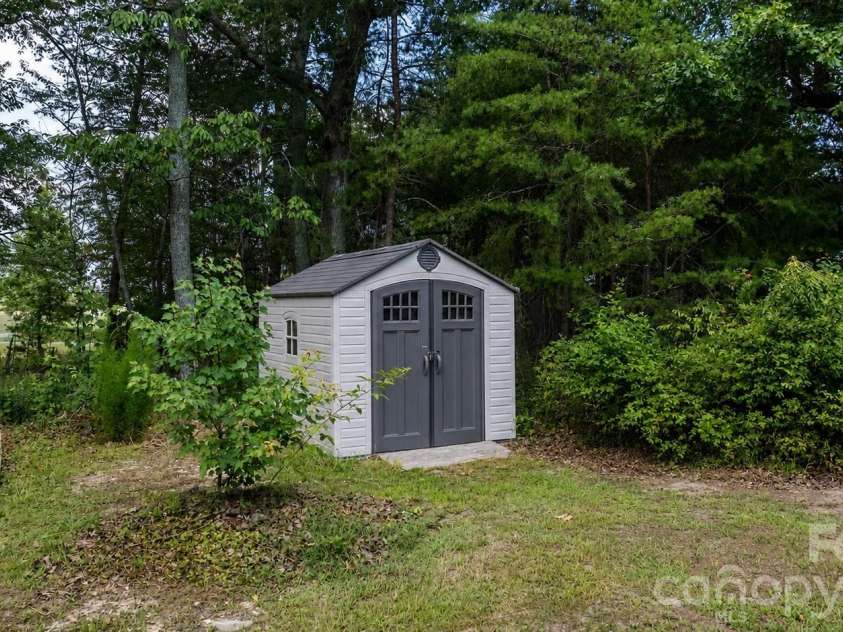 2981 East Maiden Road, Maiden, NC 28650.  MLS# CAR4400803, YatesRealty ID 36143. Storage shed
