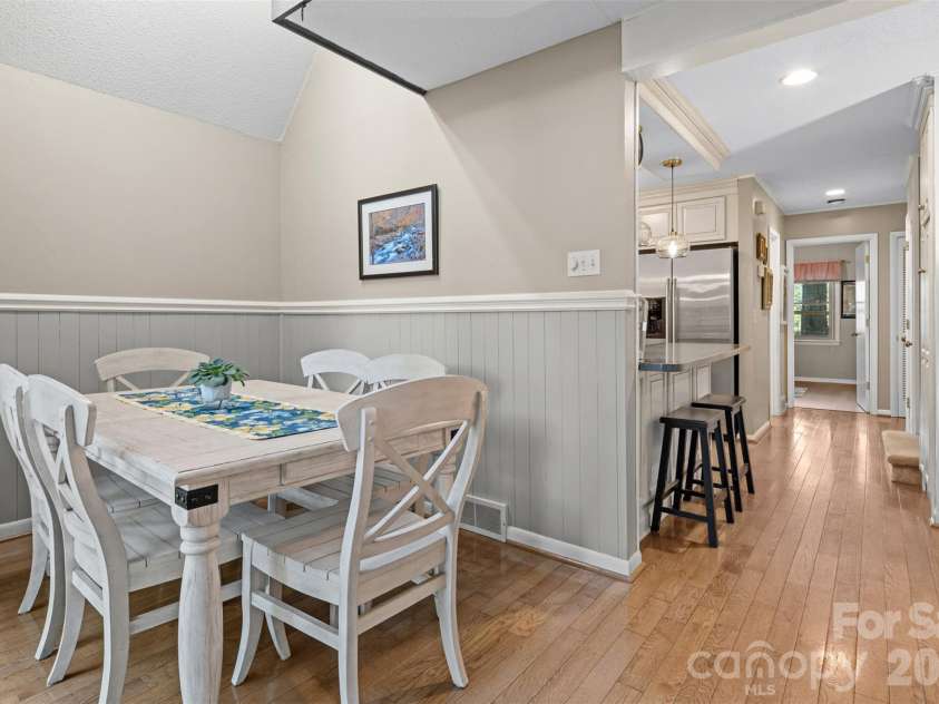 55 Overlook Drive, Candler, NC 28715.  MLS# CAR4403012, YatesRealty ID 36153. Large dining space
