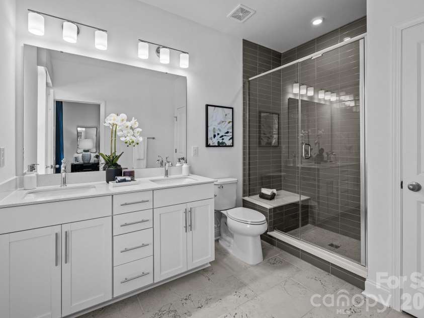 3011 Pointe Town Drive, Charlotte, NC 28208.  MLS# CAR4403013, YatesRealty ID 36154. Owner's Bathroom-Representation picture-not actual home