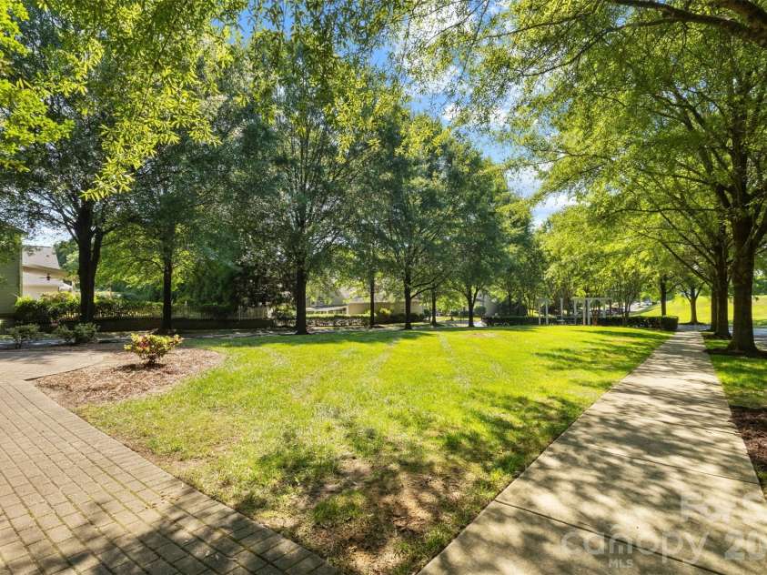 13406 Centennial Commons Parkway, Huntersville, NC 28078.  MLS# CAR4399839, YatesRealty ID 36168. Community common greenspace!