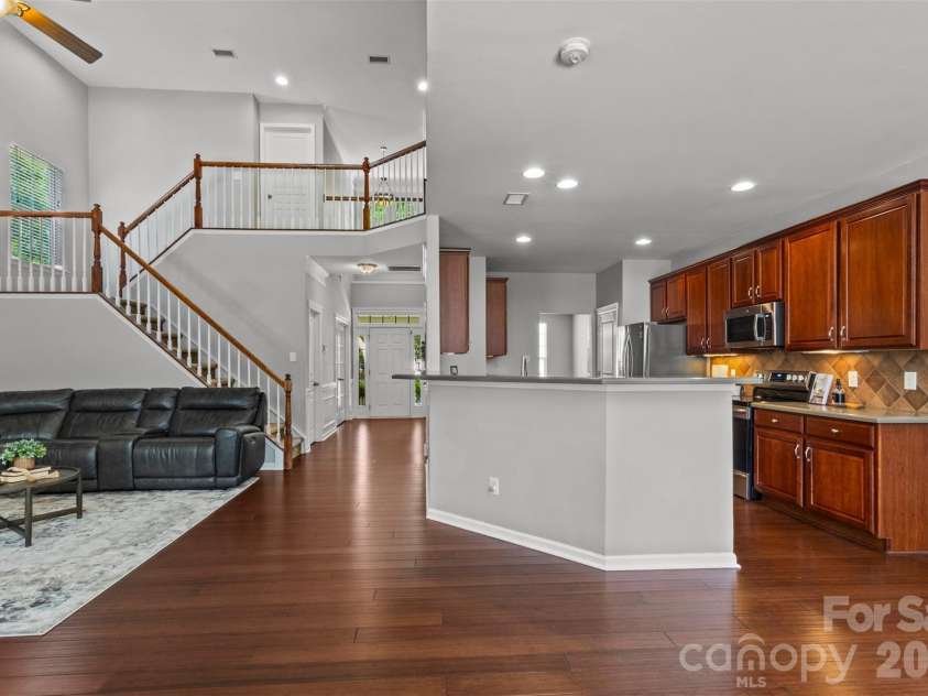 13406 Centennial Commons Parkway, Huntersville, NC 28078.  MLS# CAR4399839, YatesRealty ID 36168. Effortless flow from one room to the next.