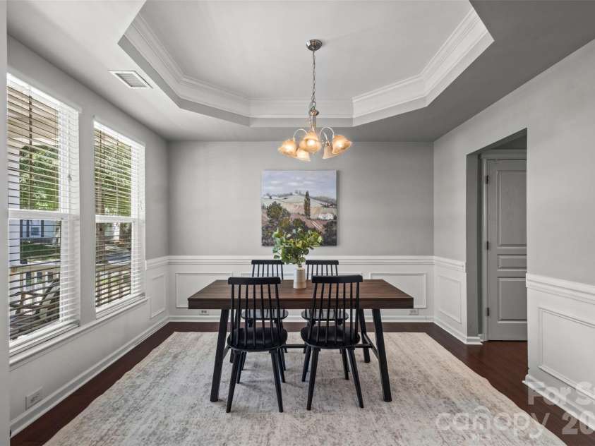 13406 Centennial Commons Parkway, Huntersville, NC 28078.  MLS# CAR4399839, YatesRealty ID 36168. The dining room passes through to the kitchen, perfect for entertaining!