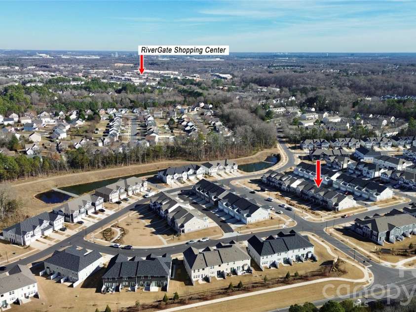 15333 Braid Meadow Drive, Charlotte, NC 28278.  MLS# CAR4332986, YatesRealty ID 3617. Aerial Community View 