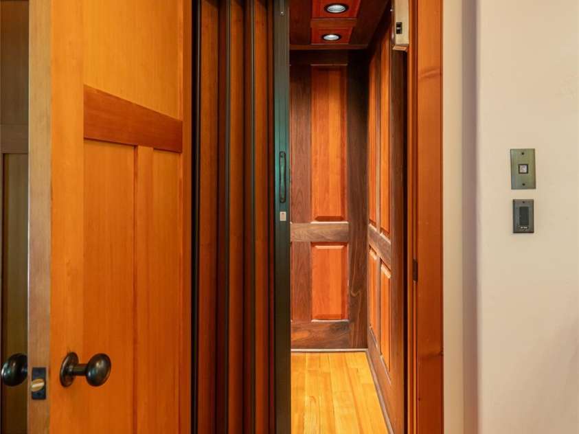 4900 Preserve Road, Sylva, NC 28779.  MLS# CAR4393548, YatesRealty ID 36172. Elevator connects all three levels of the main home