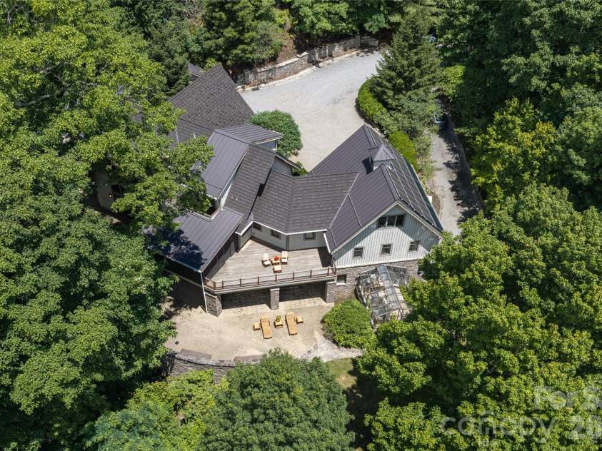 4900 Preserve Road, Sylva, NC 28779.  MLS# CAR4393548, YatesRealty ID 36172. Home features solar and geothermal technology and so much more without losing curb appeal and architectural prowess