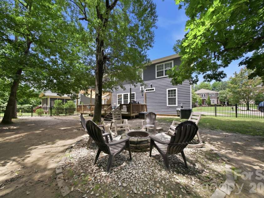 8636 Sagekirk Court, Charlotte, NC 28278.  MLS# CAR4390744, YatesRealty ID 36177. Fire Pit