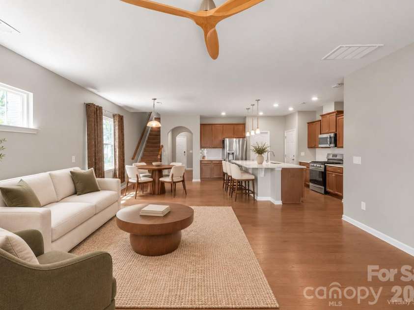 17713 Yarwill Court, Charlotte, NC 28278.  MLS# CAR4400457, YatesRealty ID 36179. Virtually Staged