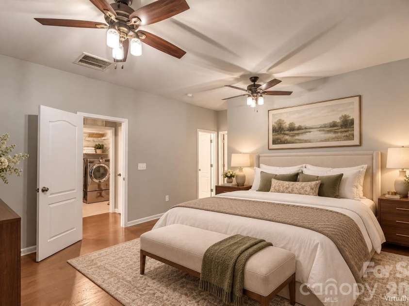 17713 Yarwill Court, Charlotte, NC 28278.  MLS# CAR4400457, YatesRealty ID 36179. Virtually Staged