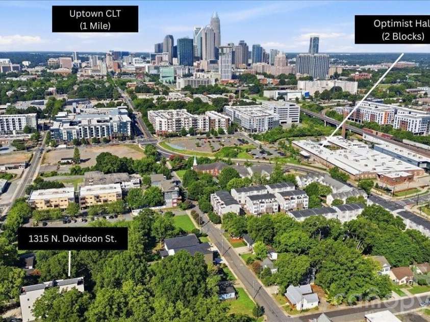 1315 Davidson Street, Charlotte, NC 28206.  MLS# CAR4400478, YatesRealty ID 36180. 