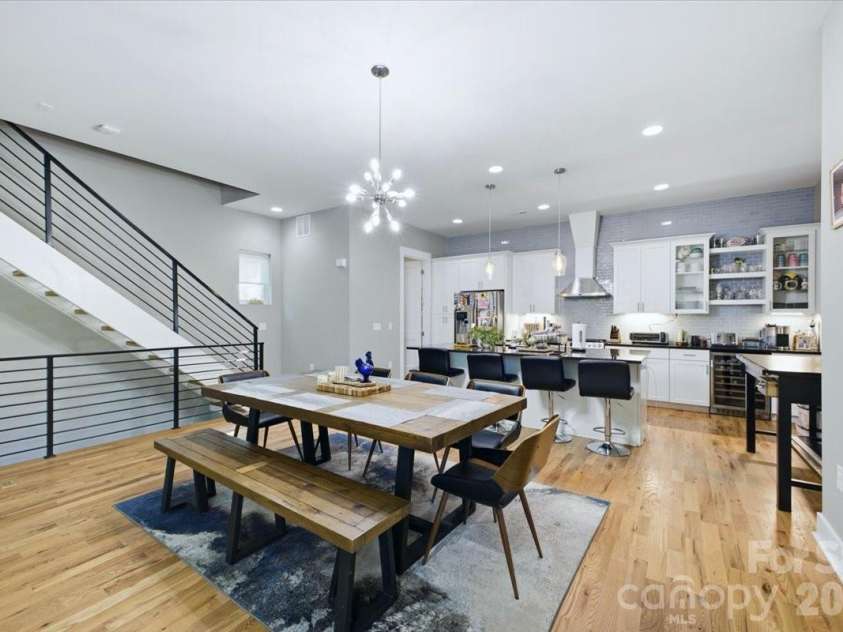 1315 Davidson Street, Charlotte, NC 28206.  MLS# CAR4400478, YatesRealty ID 36180. Dining room