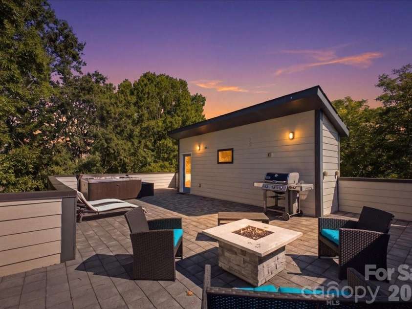 1315 Davidson Street, Charlotte, NC 28206.  MLS# CAR4400478, YatesRealty ID 36180. Virtually staged lighting
